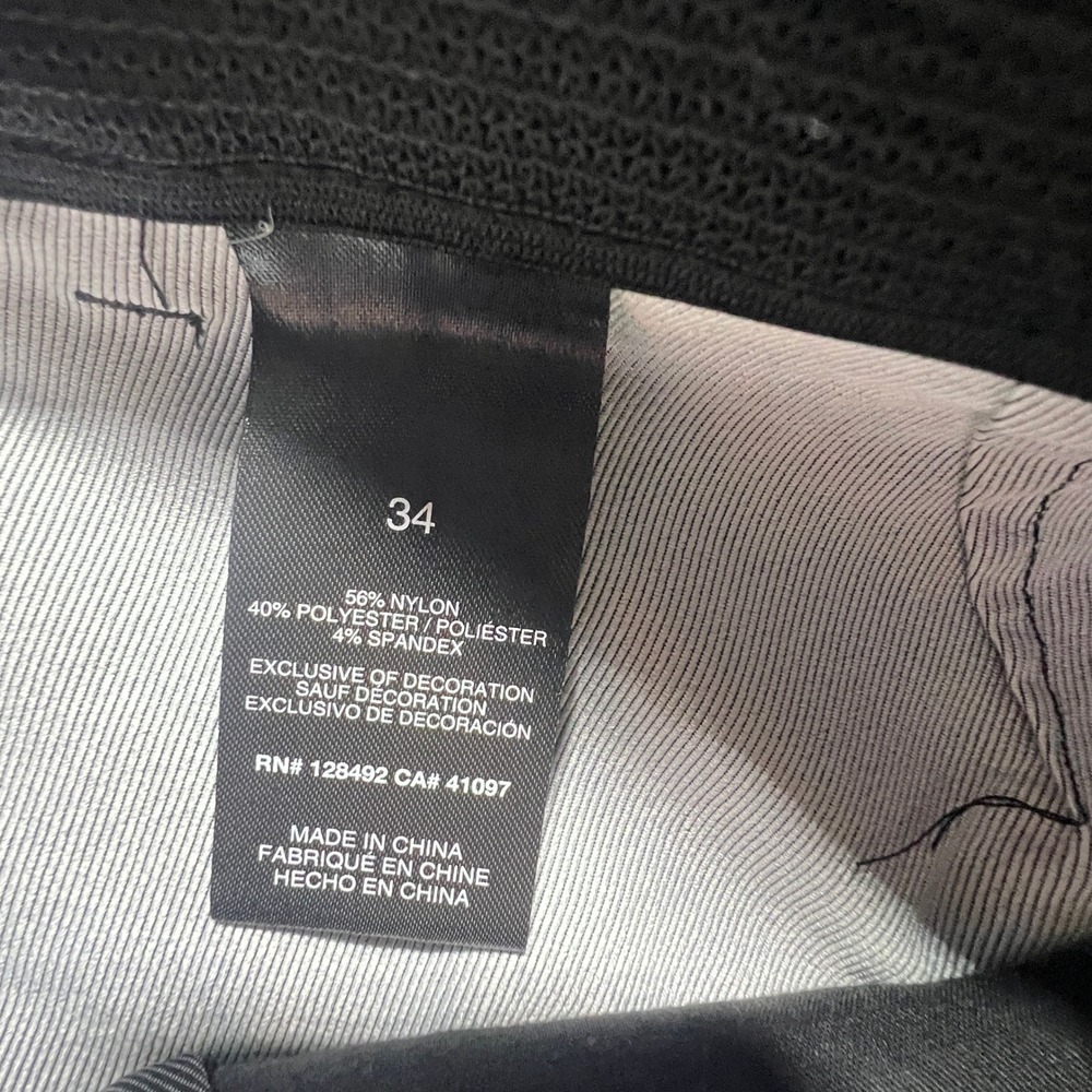 Greg Norman Mens Gray Performance Golf Shorts Size 34 Stretch Side Zip Pocket - Picture 7 of 11
